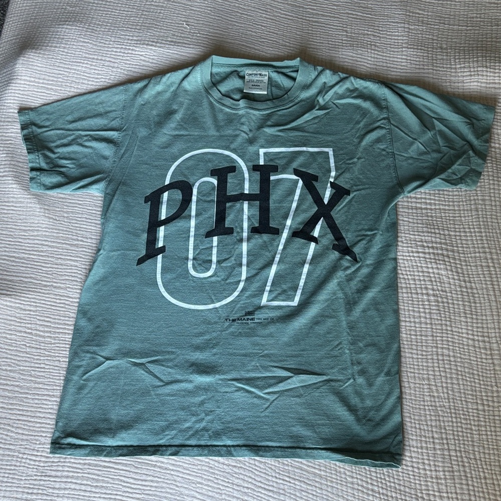 The Maine Band PHX 07 You Are OK Comfort Wash Green T-Shirt Size Small